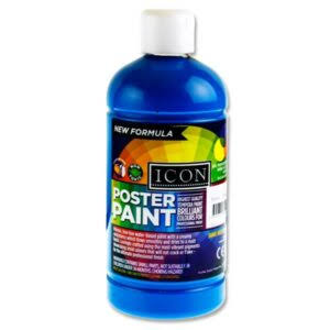 Icon Art Icon Poster Paint 500Ml - Cyan
