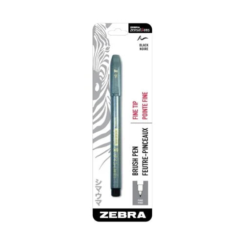 Zebra Art & Craft Black Brush Pen